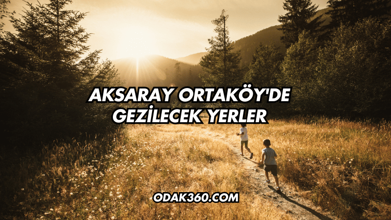 Aksaray Ortaköy'de Gezilecek Yerler