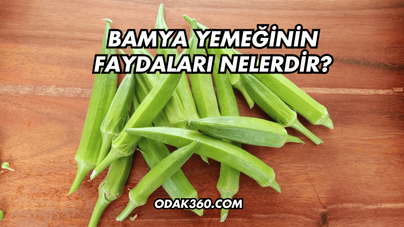 Bamya Yemeğinin Faydaları Nelerdir?