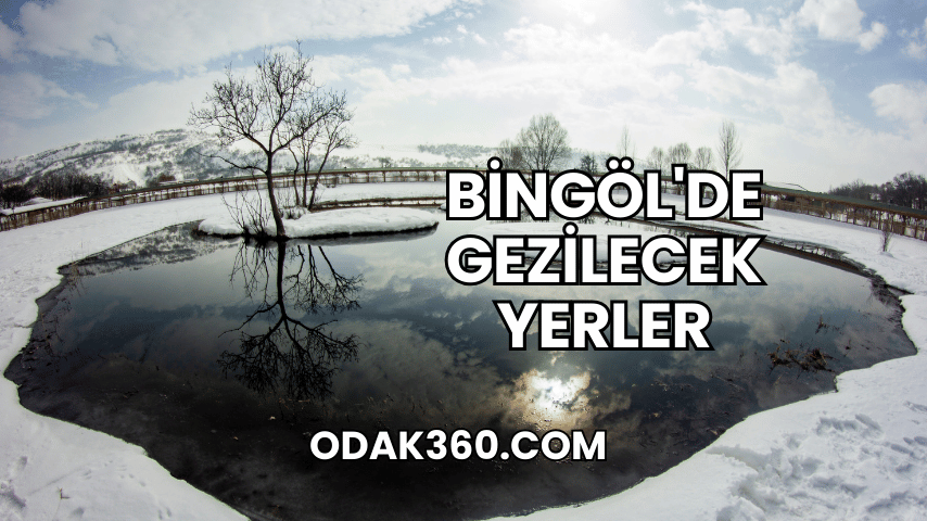 Bingöl'de Gezilecek Yerler