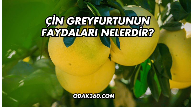 Çin Greyfurtunun Faydaları Nelerdir?