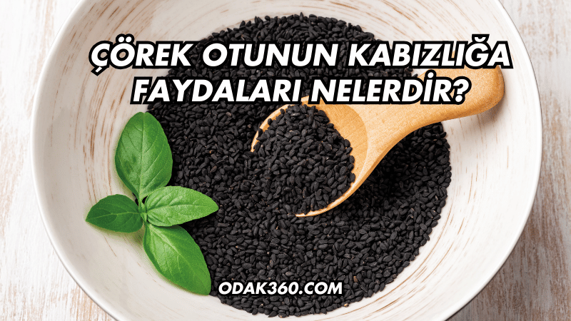 Çörek Otunun Kabızlığa Faydaları Nelerdir?