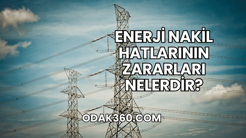 Enerji Nakil Hatlarının Zararları Nelerdir?