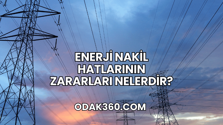 Enerji Nakil Hatlarının Zararları Nelerdir?