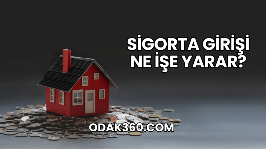 Sigorta Girişi Ne İşe Yarar?