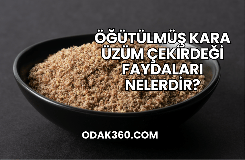 Öğütülmüş Kara Üzüm Çekirdeği Faydaları Nelerdir?