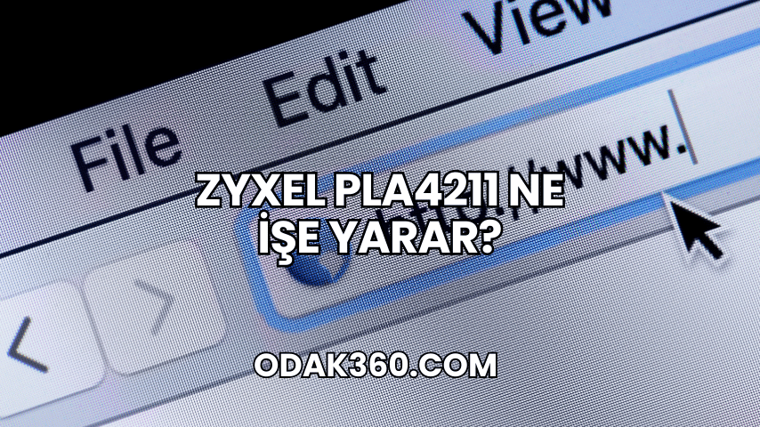 Zyxel PLA4211 Ne İşe Yarar?